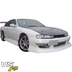 VSaero FRP URA Front Bumper for Nissan 240SX (S14) 1997-1998 image - 26