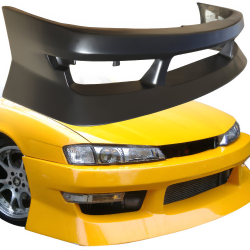 VSaero FRP URA Front Bumper for Nissan 240SX (S14) 1997-1998 image - 1