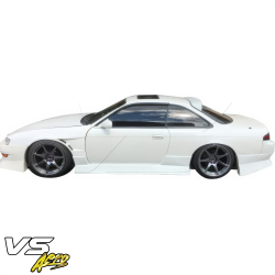 VSaero FRP URA Side Skirts for Nissan 240SX (S14) 1995-1998 image - 14