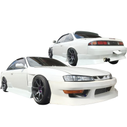 VSaero FRP URA Body Kit 4pc for Nissan 240SX (S14) 1997-1998 image - 2