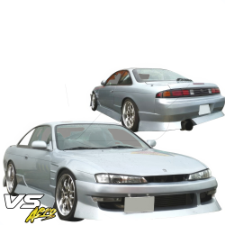 VSaero FRP URA Body Kit 4pc for Nissan 240SX (S14) 1997-1998 image - 3