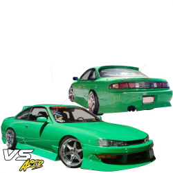 VSaero FRP URA Body Kit 4pc for Nissan 240SX (S14) 1997-1998 image - 4