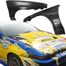 FRP JBLO Wide Body Fenders (front) 20mm > Toyota Corolla (AE86) Trueno 1984-1987 > 2/3dr image - 15