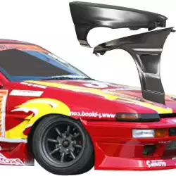 FRP JBLO Wide Body Fenders (front) 20mm > Toyota Corolla (AE86) Trueno 1984-1987 > 2/3dr image - 1