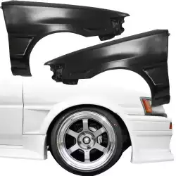 FRP JBLO Wide Body Fenders (front) 20mm > Toyota Corolla (AE86) Levin 1984-1987 > 2/3dr image - 27