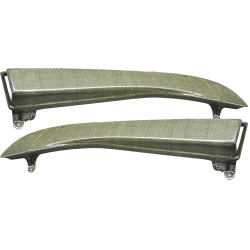 VSaero Carbon Yellow Black Twill DRAC Inspection Panel Scoops for Toyota MR2 (SW20) 1991-1995 image - 1