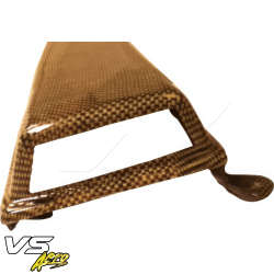 VSaero Carbon Yellow Black Twill DRAC Inspection Panel Scoops for Toyota MR2 (SW20) 1991-1995 image - 10