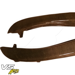 VSaero Carbon Yellow Black Twill DRAC Inspection Panel Scoops for Toyota MR2 (SW20) 1991-1995 image - 12