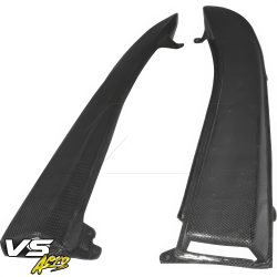 VSaero Carbon Yellow Black Twill DRAC Inspection Panel Scoops for Toyota MR2 (SW20) 1991-1995 image - 18
