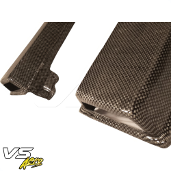 VSaero Carbon Yellow Black Twill DRAC Inspection Panel Scoops for Toyota MR2 (SW20) 1991-1995 image - 19