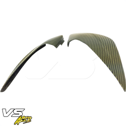 VSaero Carbon Yellow Black Twill SAR Side Scoops for Toyota MR2 (SW20) 1991-1995 image - 13