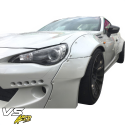VSaero FRP TKYO v2 Wide Body Fender Flares (front) 4pc 45mm for Scion FR-S (ZN6) 2013-2016 image - 31