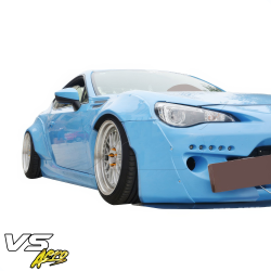 VSaero FRP TKYO v2 Wide Body Fender Flares (front) 4pc 45mm for Scion FR-S (ZN6) 2013-2016 image - 2