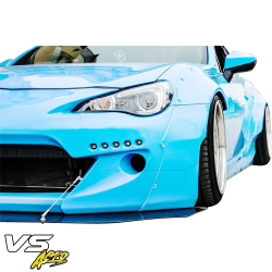 VSaero FRP TKYO v2 Wide Body Fender Flares (front) 4pc 45mm for Scion FR-S (ZN6) 2013-2016 image - 3