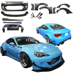 VSaero FRP TKYO v2 Wide Body Kit 19pc for Scion FR-S (ZN6) 2013-2016 image - 1