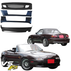 VSaero FRP RSAC Body Kit 4pc > Mazda Miata MX-5 (NA) 1990-1997 image - 4