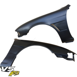 VSaero FRP MSPO Wide Body Fenders (front) 25mm for Nissan 240SX (S14) 1995-1996 image - 3