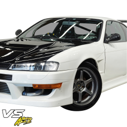 VSaero FRP MSPO Wide Body Fenders (front) 25mm for Nissan 240SX (S14) 1997-1998 image - 30