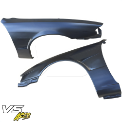 VSaero FRP MSPO Wide Body Fenders (front) 25mm for Nissan 240SX (S14) 1997-1998 image - 15