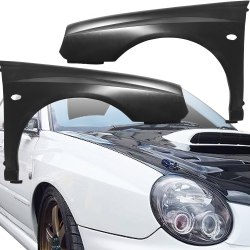 VSaero FRP LSPO WRC Wide Body Fenders (front) for Subaru Impreza WRX 2002-2003 > 4/5dr image - 21
