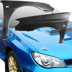 VSaero FRP LSPO WRC Wide Body Fenders (front) for Subaru Impreza WRX 2006-2007 > 4/5dr image - 1