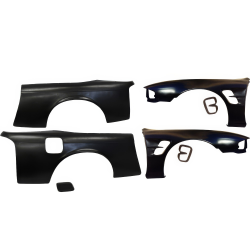 VSaero FRP SMAD Wide Body Fenders Set 30/30mm for Nissan 240SX (S14) 1995-1996 image - 2