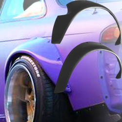 VSaero FRP TKYO Boss Wide Body Fender Flares (rear) 75mm for Nissan 240SX (S14) 1995-1998 image - 1