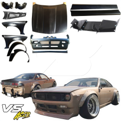 VSaero FRP TKYO Boss Wide Body Kit 15pc for Nissan 240SX (S14) 1995-1998 image - 4