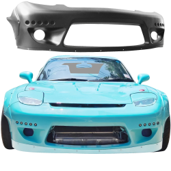 VSaero FRP TKYO Wide Body Front Bumper for Mazda RX-7 (FD3S) 1993-1997 image - 1
