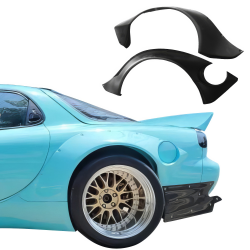VSaero FRP TKYO Wide Body Fender Flares (rear) 100mm for Mazda RX-7 (FD3S) 1993-1997 image - 1