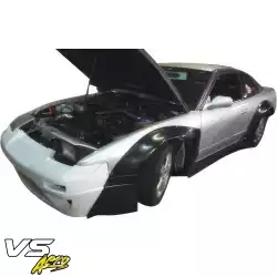 FRP TKYO v2 Wide Body Flares w Side Skirts 8pc > Nissan 240SX 1989-1994 > 2/3dr image - 8