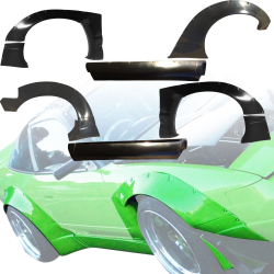 VSaero FRP TKYO v2 Wide Body Flares w Side Skirts 8pc for Nissan 240SX 1989-1994 > 2/3dr image - 1