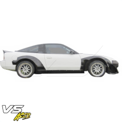 VSaero FRP TKYO v2 Wide Body Flares w Side Skirts 8pc for Nissan 240SX 1989-1994 > 2/3dr image - 3