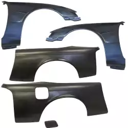 FRP MSPO Wide Body Fenders Set 25/30mm > Nissan 240SX (S14) 1997-1998 image - 1