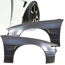VSaero FRP TKYO v1 Wide Body Fenders (front) 30mm for Nissan Silvia (S13) 1989-1994 > 2dr Coupe image - 39