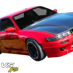 VSaero FRP TKYO v1 Wide Body Fenders (front) 30mm for Nissan Silvia (S13) 1989-1994 > 2dr Coupe image - 2