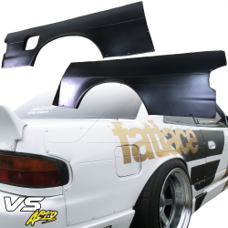 VSaero FRP TKYO v1 Wide Body 30mm Fenders (rear) for Nissan 240SX 1989-1994 > 2dr Coupe image - 31