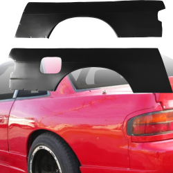 VSaero FRP TKYO v1 Wide Body 30mm Fenders (rear) for Nissan 240SX 1989-1994 > 2dr Coupe image - 1