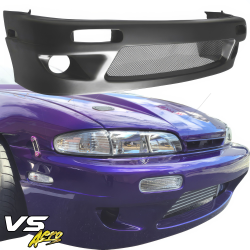VSaero FRP TKYO v1 Front Bumper for Nissan 240SX (S14) 1995-1996 image - 16