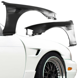 VSaero FRP TKYO v1 Wide Body Fenders (front) 30mm for Nissan 240SX (S14) 1995-1996 image - 16