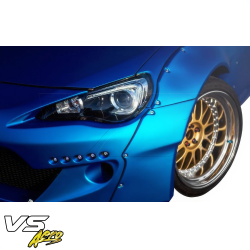 VSaero FRP TKYO v2 Wide Body Fender Flares (front) 4pc 45mm for Subaru BRZ (ZN6) 2013-2020 image - 22