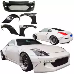 FRP TKYO Wide Body Kit 5pc > Nissan 350Z (Z33) 2003-2008 image - 3
