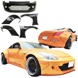 VSaero FRP TKYO Wide Body Kit 5pc for Nissan 350Z (Z33) 2003-2008 image - 1