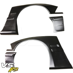 VSaero FRP TKYO Wide Body Fender Flares (front) 4pc 50mm for BMW 318i 325i (E36) 1992-1998 > 2dr Coupe image - 12