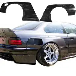 FRP TKYO Wide Body Fender Flares (rear) 2pc 70mm > BMW 318i 325i (E36) 1992-1998 > 2dr Coupe image - 1