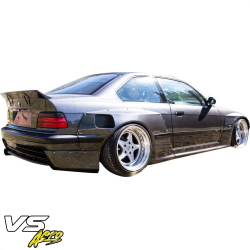 VSaero FRP TKYO Wide Body Fender Flares (rear) 2pc 70mm for BMW 318i 325i (E36) 1992-1998 > 2dr Coupe image - 2