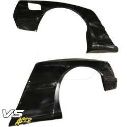 VSaero FRP TKYO Wide Body Fender Flares (rear) 2pc 70mm for BMW 318i 325i (E36) 1992-1998 > 2dr Coupe image - 5