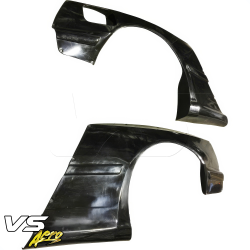 VSaero FRP TKYO Wide Body Fender Flares (rear) 2pc 70mm for BMW 318i 325i (E36) 1992-1998 > 2dr Coupe image - 7