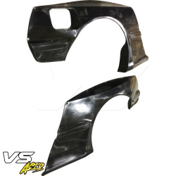 VSaero FRP TKYO Wide Body Fender Flares (rear) 2pc 70mm for BMW 318i 325i (E36) 1992-1998 > 2dr Coupe image - 14