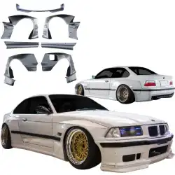 FRP TKYO Wide Body Kit 11pc > BMW 318i 325i (E36) 1992-1998 > 2dr Coupe image - 5